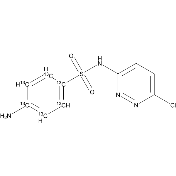 Sulfachloropyridazine-13C6 2731998-51-7
